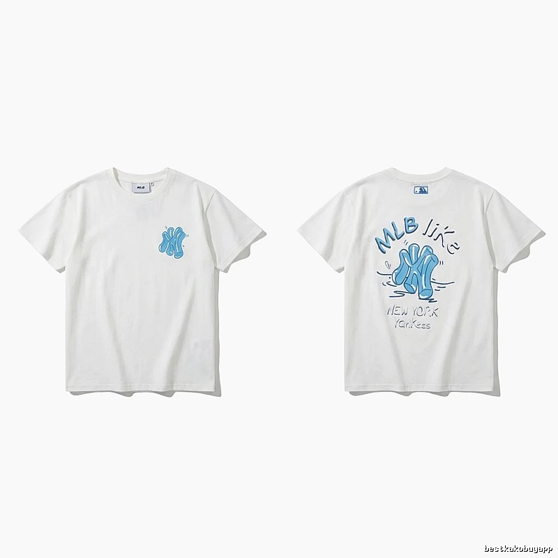 MLB New York Graffiti Style White T-shirt