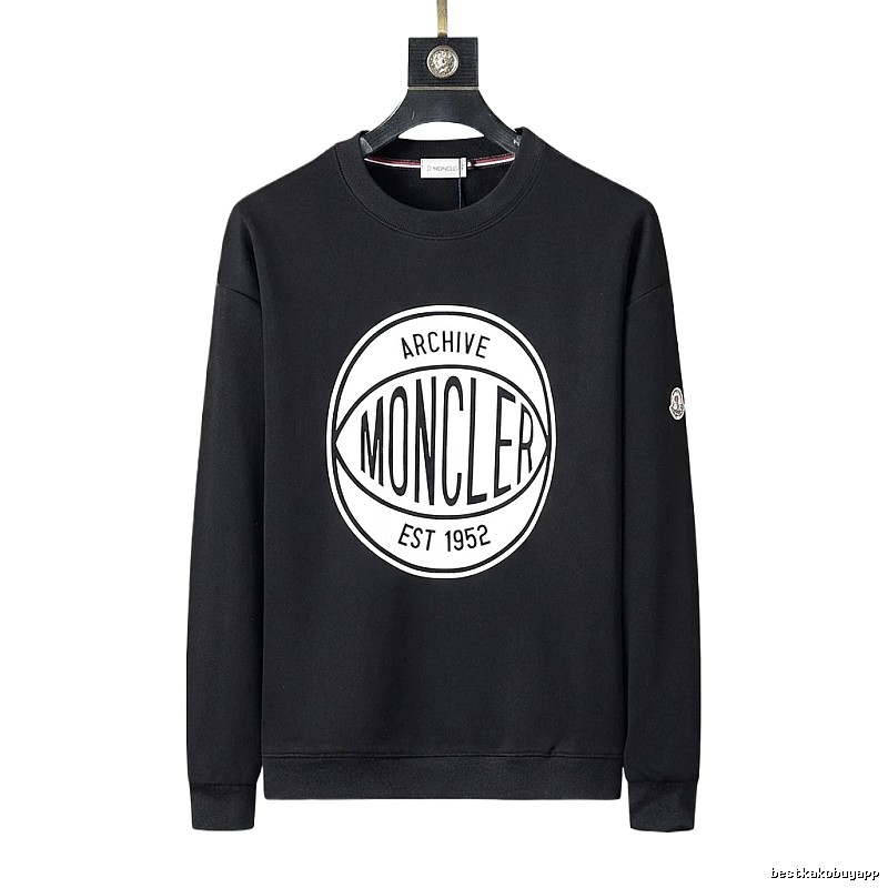Moncler Archive Retro Style Black Sweatshirt