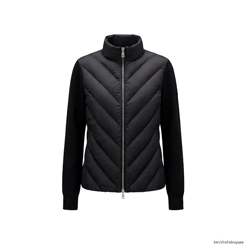 Moncler black casual style down jacket