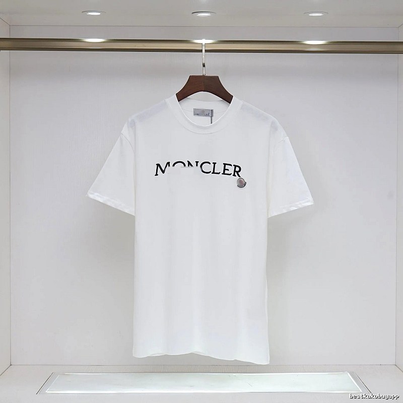 Moncler Classic Collection Minimalist Style White Short-sleeve T-shirt