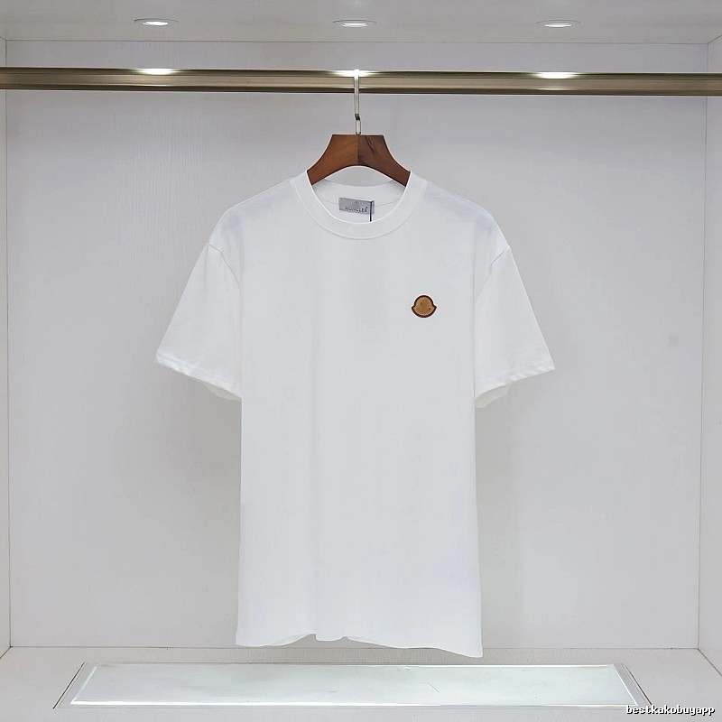 Moncler Classic Minimalist Style White Short-sleeve T-shirt
