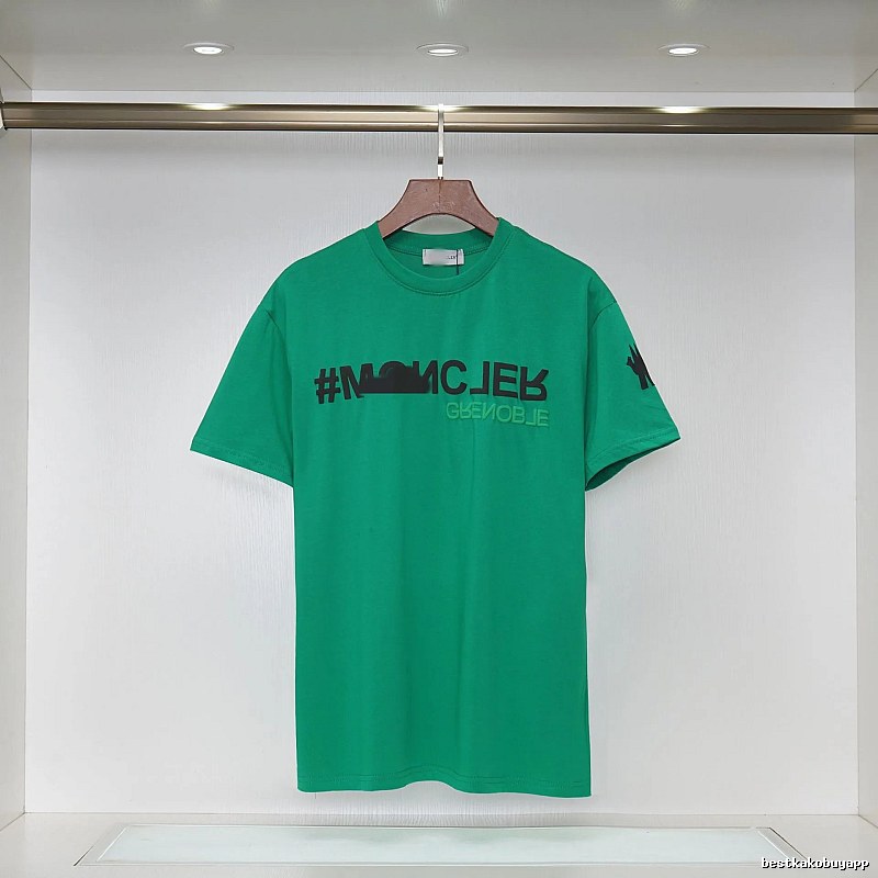 Moncler Grenoble Trendy Green Short-sleeve T-shirt
