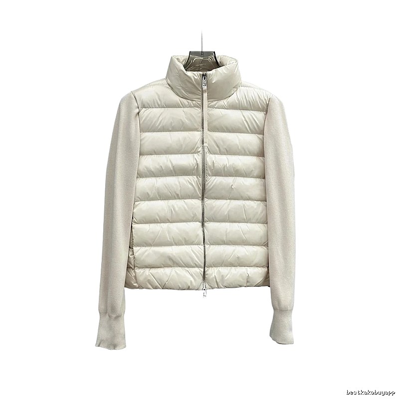 Moncler patchwork trendy down jacket