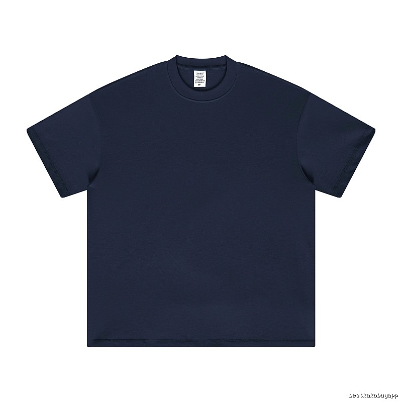 Monogram Plain white T-shirt Minimal White Short for Layered Styling