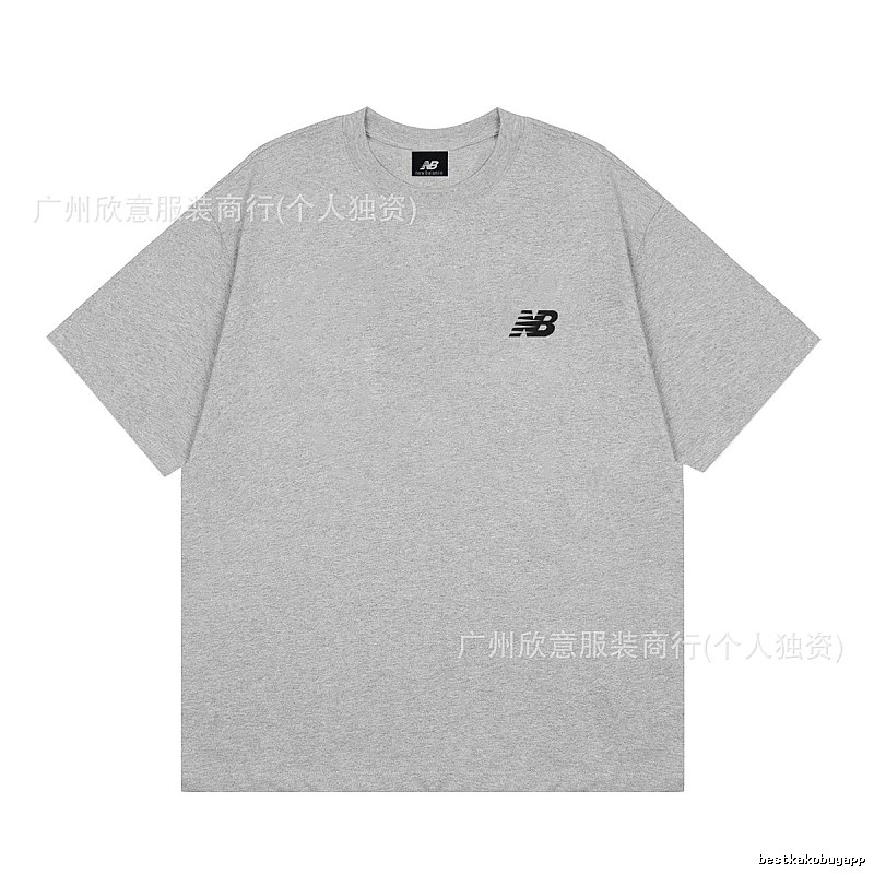 New Balance Classic Casual Style Grey T-Shirt