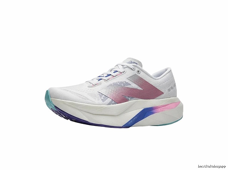 New Balance Trendy Style White and Purple Athletic Shoes
