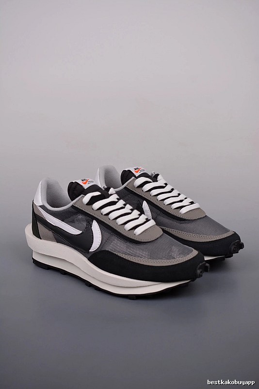 Nike Black and Gray Retro Runners Defined by Tonal Mesh Panels