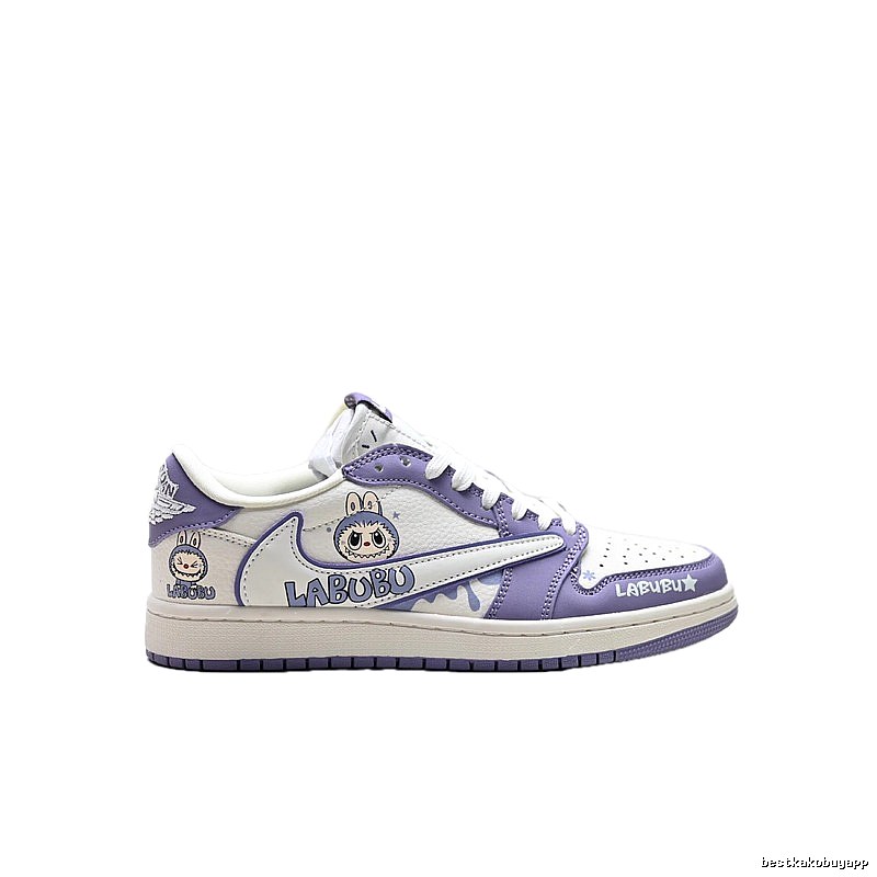 Nike LABUBU Co-branded Purple and White Sports Shoes