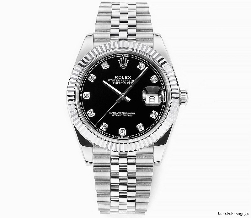 Occasion Rolex Datejust Automatic Watch - Silver And Black