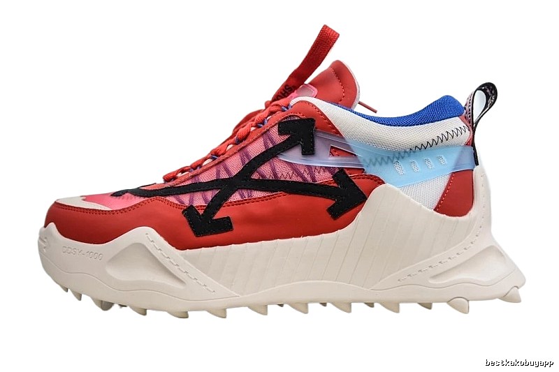 Off-White Arrow Wind Red Sports Shoes