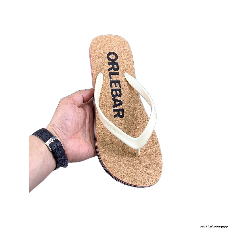 ORLEBAR BROWN Casual Off-white Cork Flip-flops