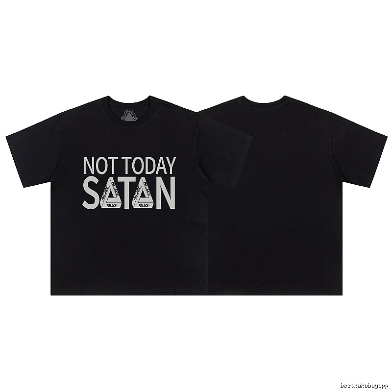 Palace Triangle Print Street Style Black T-Shirt