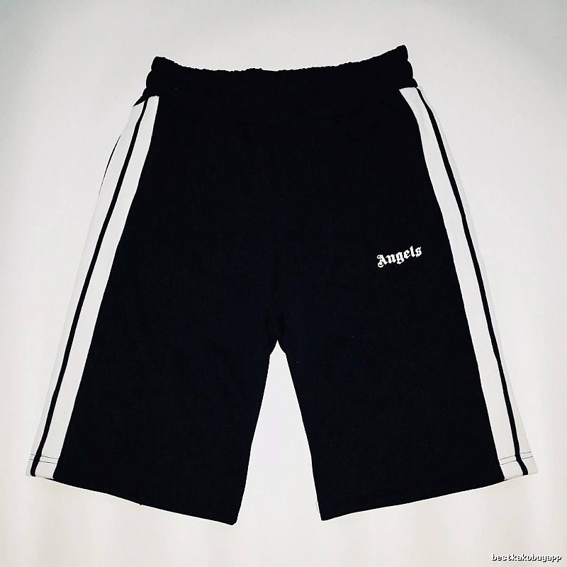 Palm Angels Classic Track shorts Black Side Stripe for Daily Styling