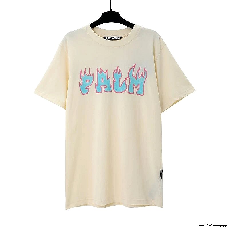 Palm Angels Weekend Logo T-shirt White Palm Tree for Seasonal Looks
