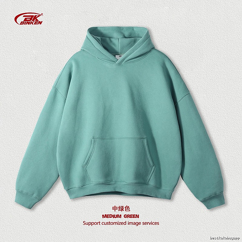 Premium Style Pullover hoodie Navy Blank Kangaroo for Resort Outfits