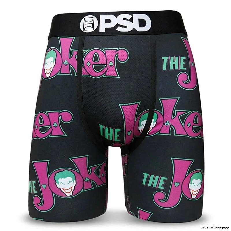PSD clown print black panties