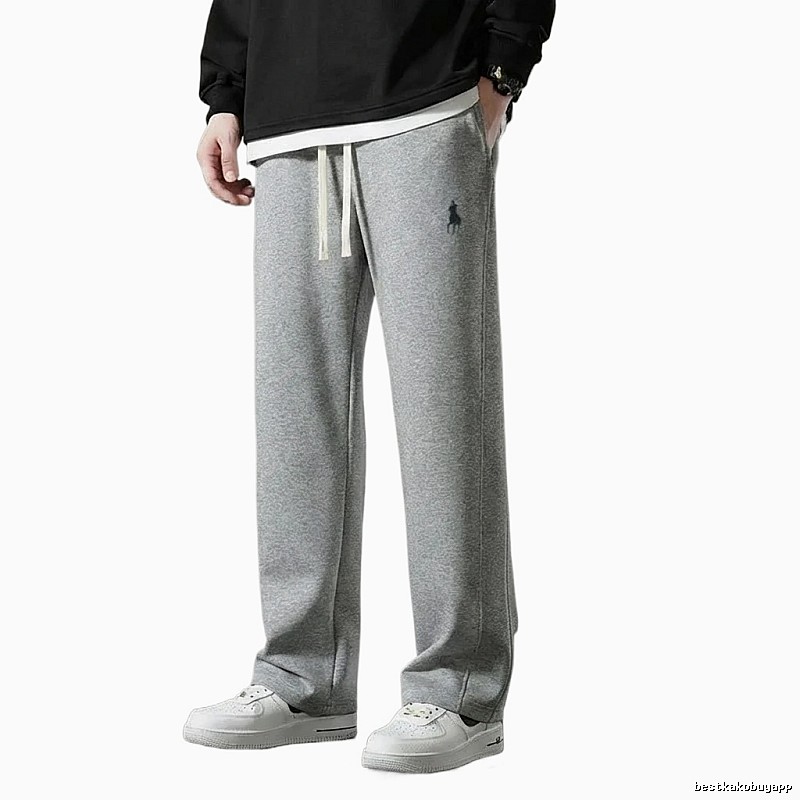 Ralph Lauren fleece-lined casual grey sweatpants