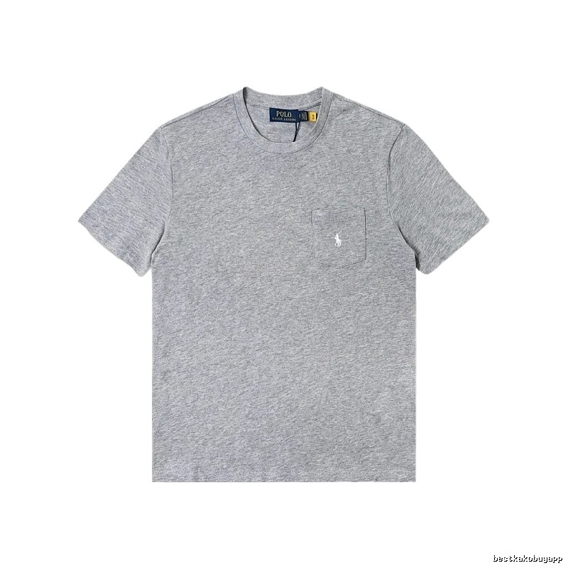 Ralph Lauren minimalist style grey T-shirt