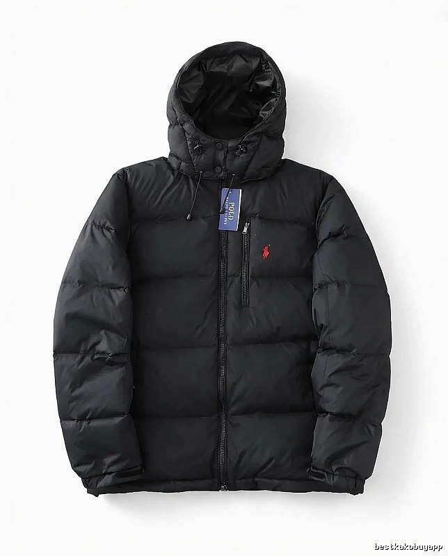 Ralph Lauren Polo Black Trendy Brand Down Jacket