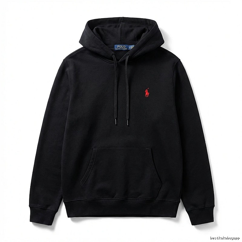 Ralph Lauren Polo hooded black sweatshirt