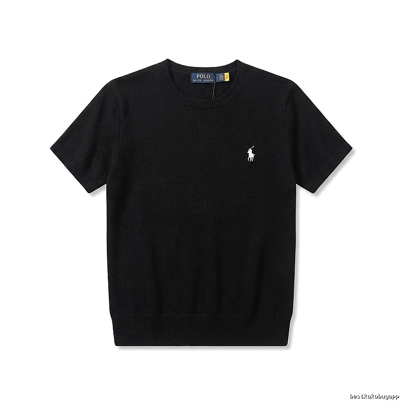 Ralph Lauren Polo series black short-sleeved shirts