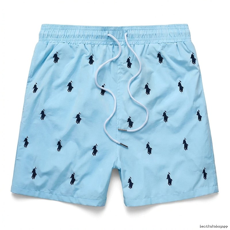 Ralph Lauren Polo style light blue shorts