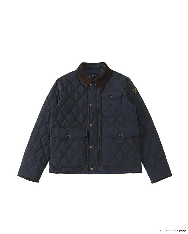 Ralph Lauren retro-style navy blue jacket