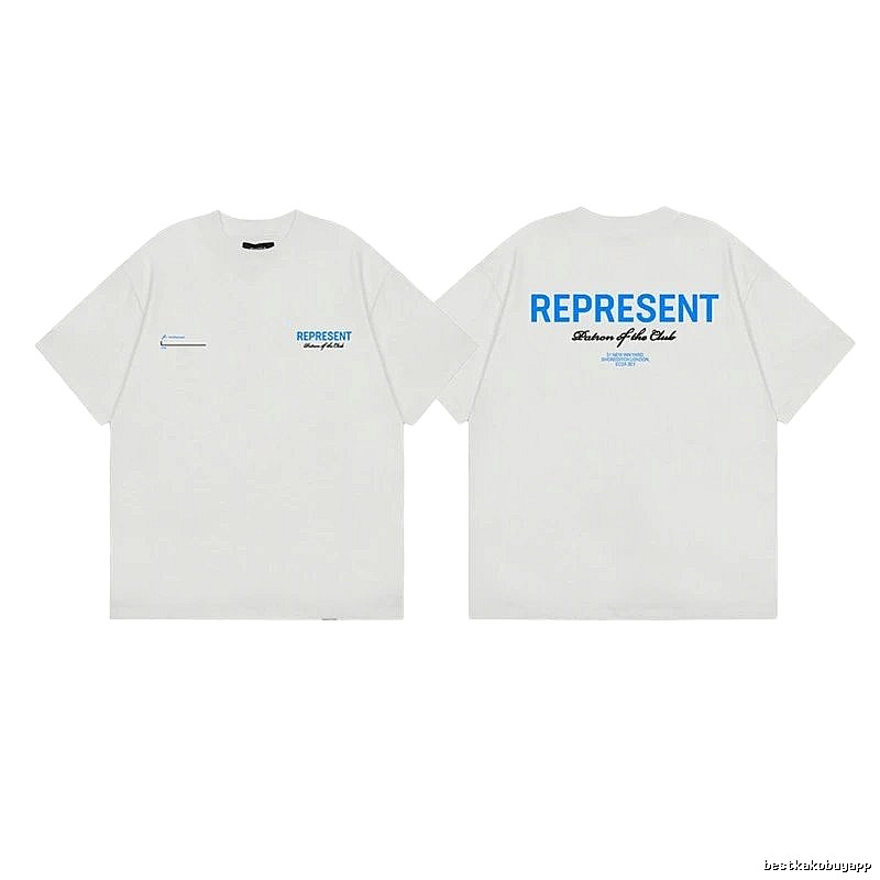 Represent Club High Street Style White T-Shirt