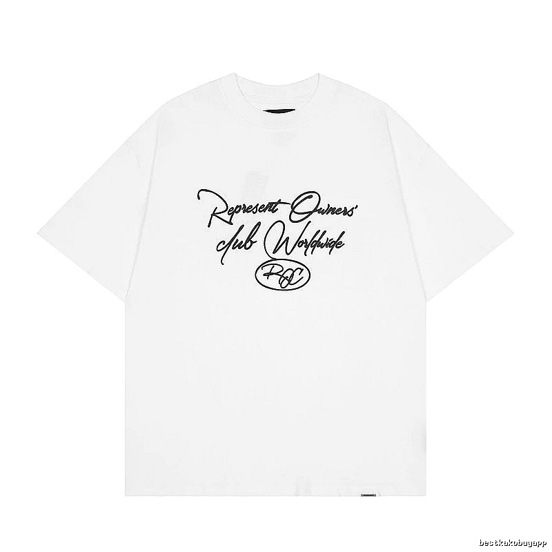 Represent White Style 805 Owners Club T-Shirt Clean Colorway Logo