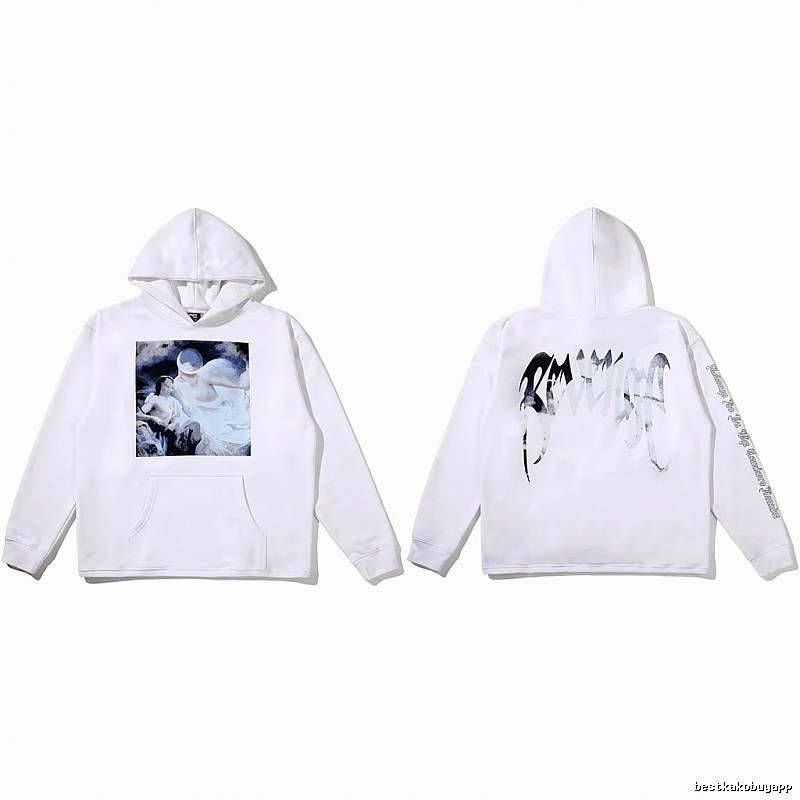 Revenge dark style white hoodie