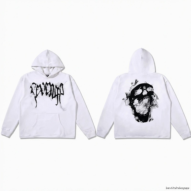 Revenge dark - style white hoodie