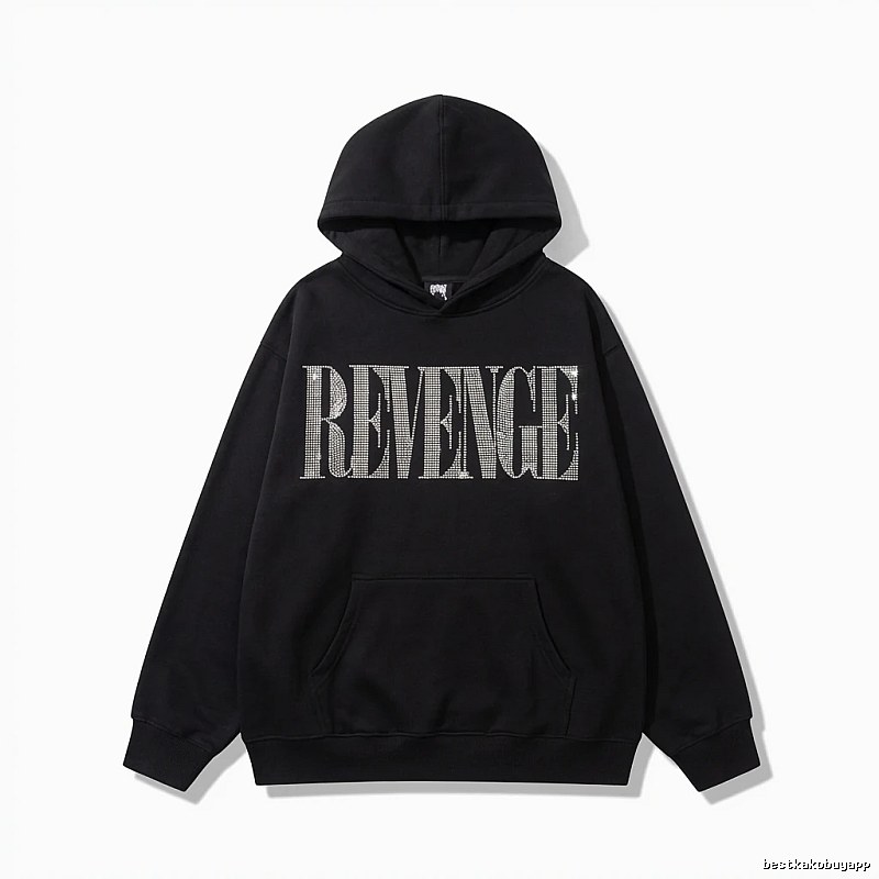Revenge Letter Wind Black Hoodie
