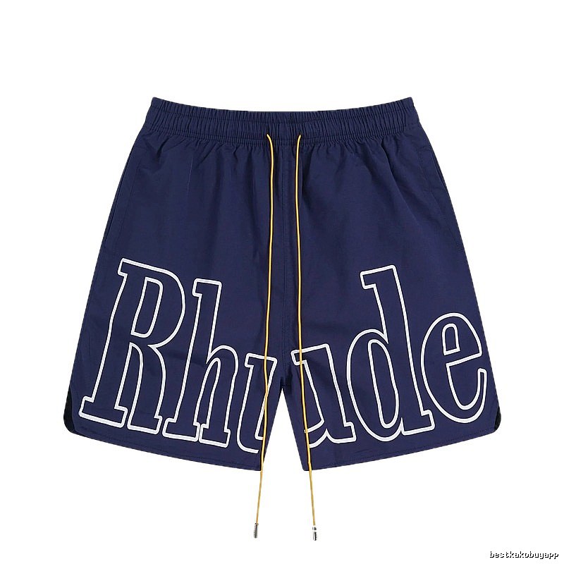 RHUDE Alphabet Wind Dark Blue Shorts