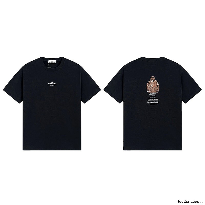Stone Island Archive Series Street Style Black T-Shirt