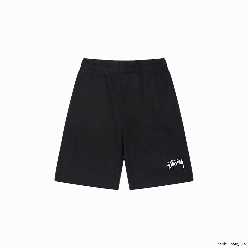 Stussy basic casual black shorts