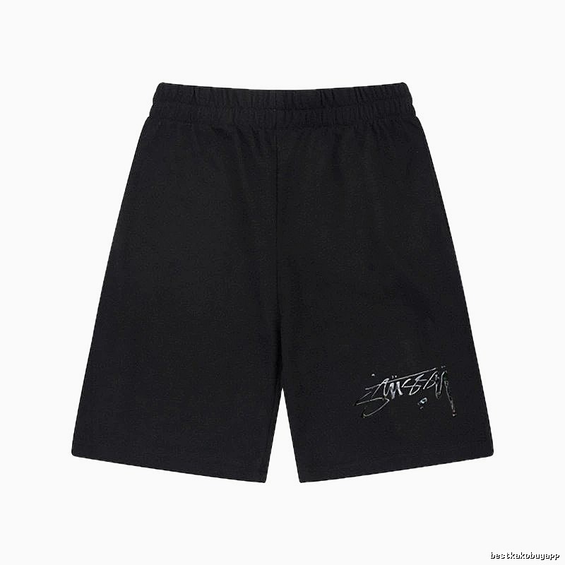 Stussy Basic Style Trendy Black Shorts