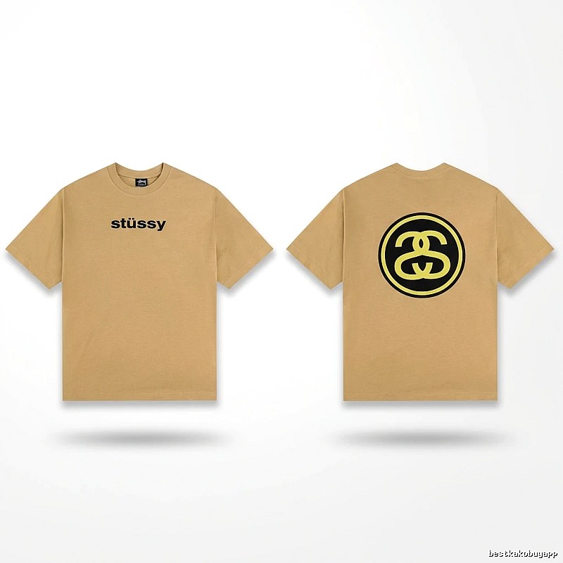 Stussy classic khaki short-sleeve