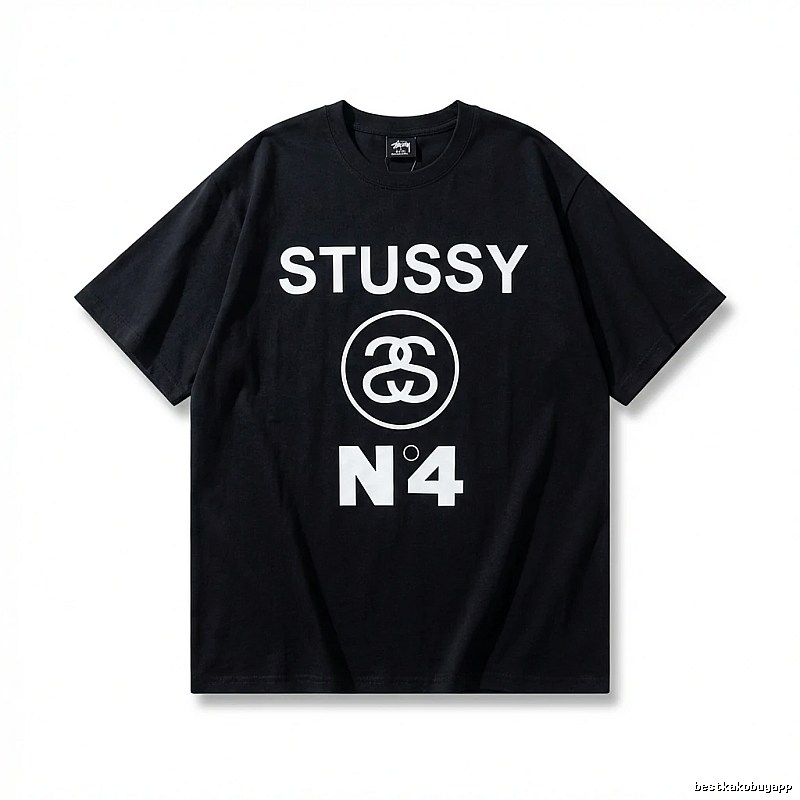 Stussy classic style black T-shirt