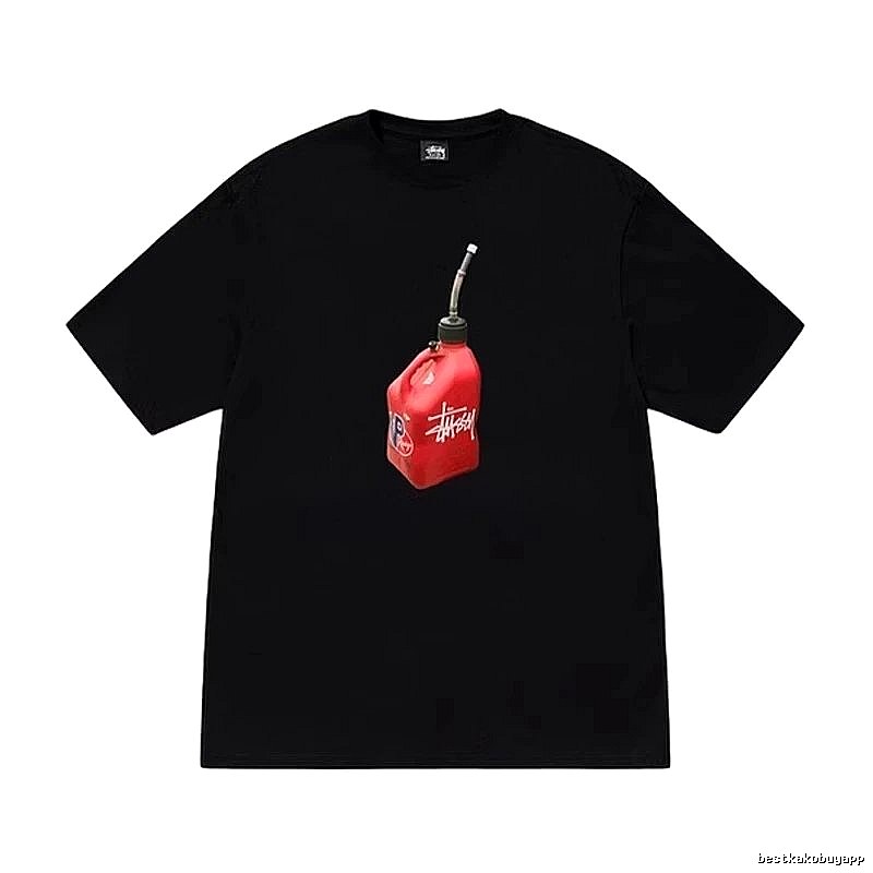 Stussy Monogram Graphic T-shirt Black White Stussy for Layered Styling
