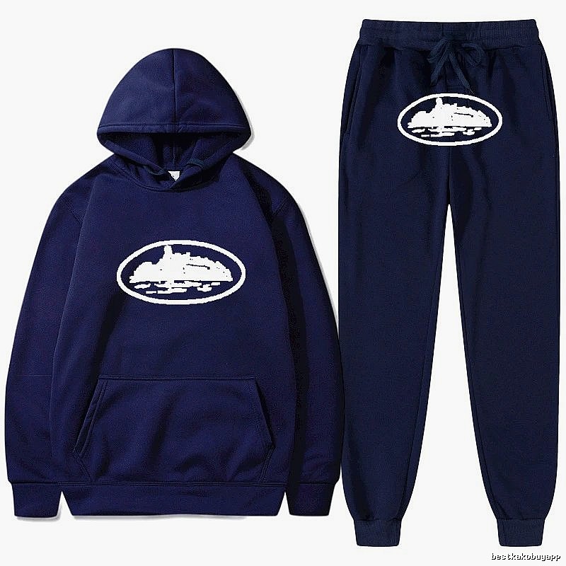 Stussy Navy Tracksuit Set Training Look Logo