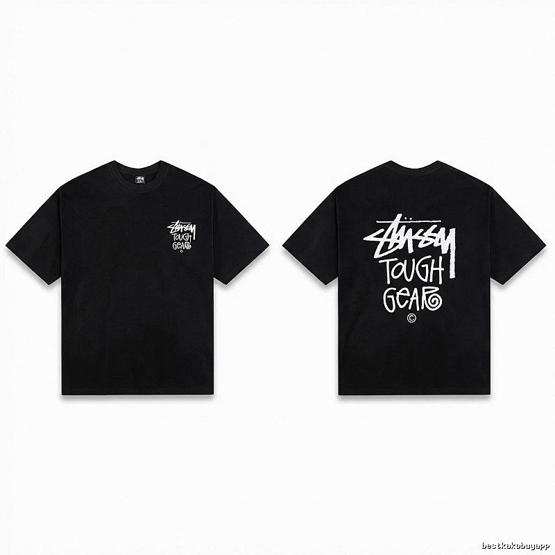 Stussy trendy and cool style black T-shirt