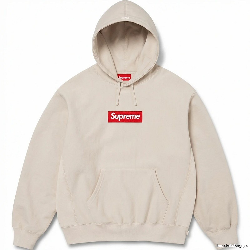 Supreme basic casual style beige hoodie