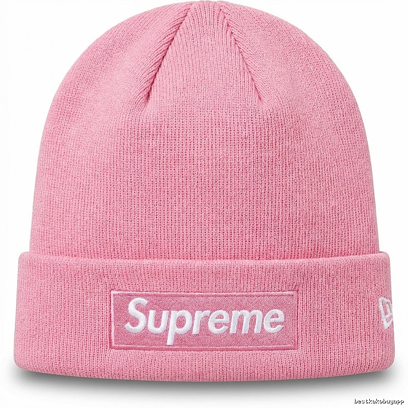 Supreme basic style pink cold hat