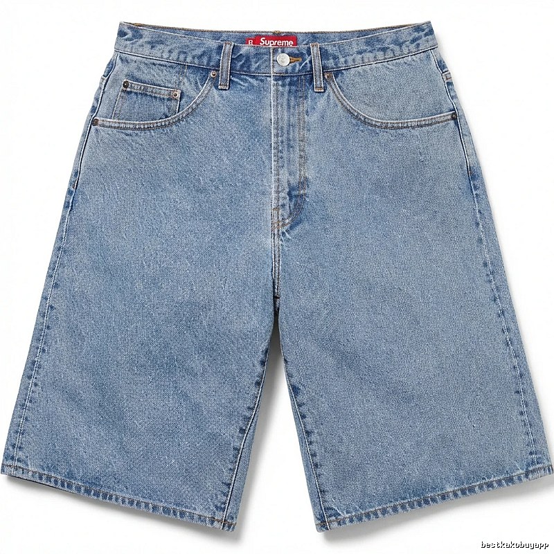Supreme classic denim blue shorts