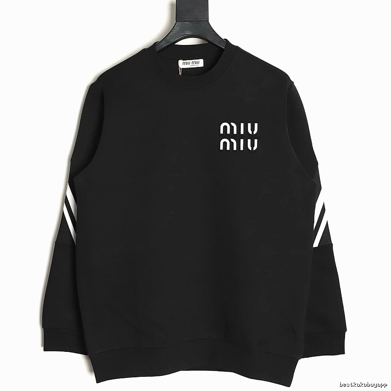 Sweatshirt by Miu Miu with Black Sweatshirt with White Miu