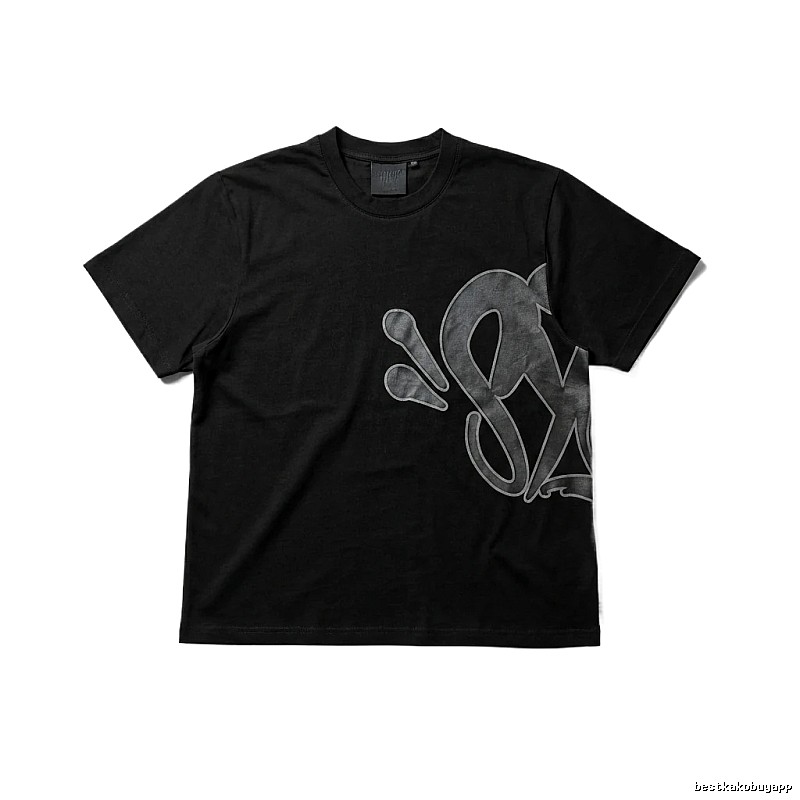 SynaWorld Trendy and Cool Style Black T-shirt