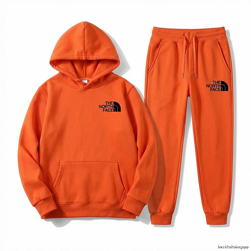 The North Face orange sportswear set