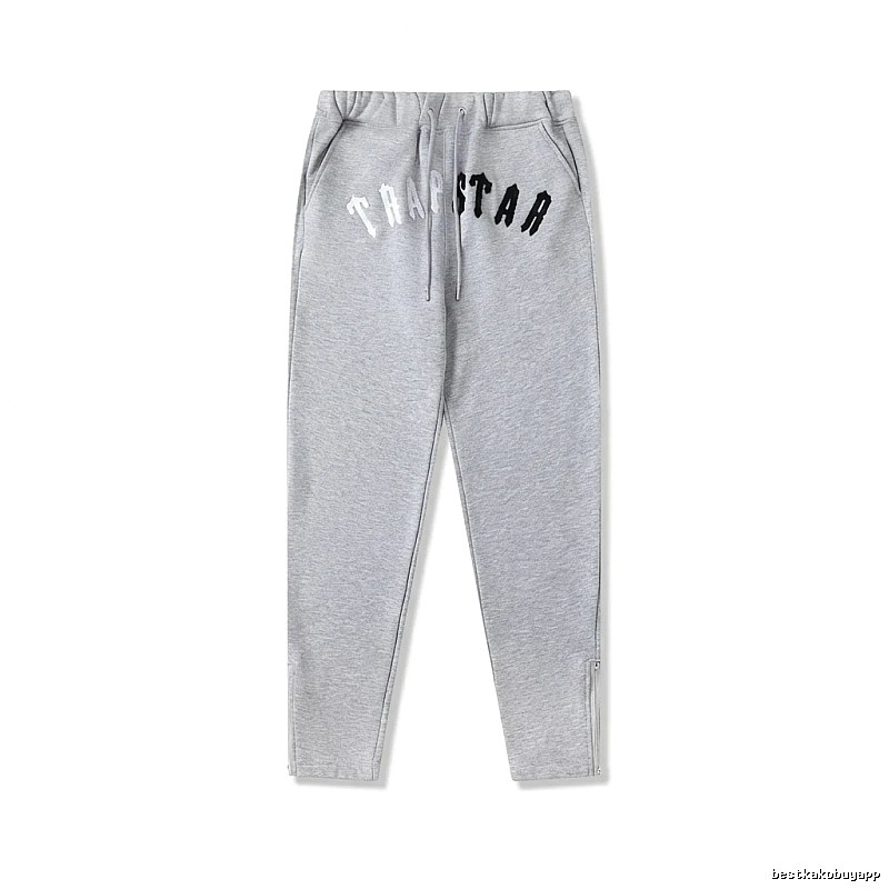 Trapstar Letter Style Grey Sweatpants
