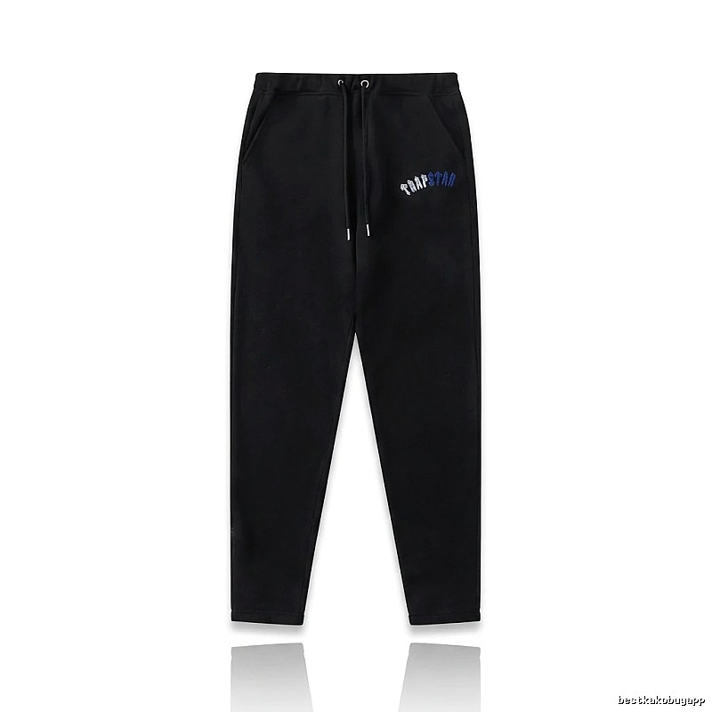 Trapstar minimalist style black sweatpants