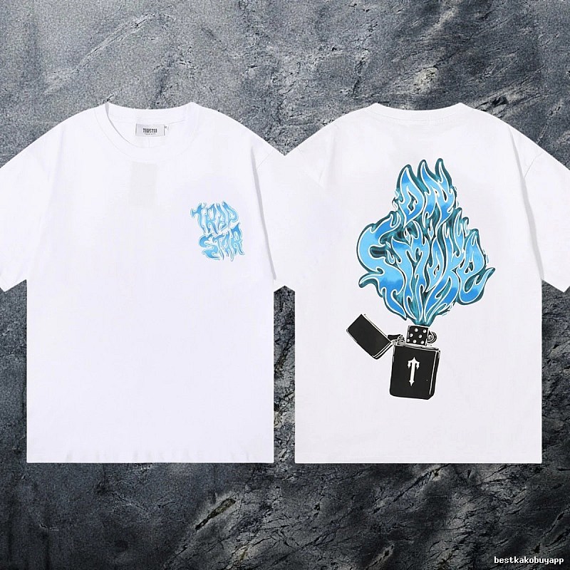 Trapstar Sport Keys graphic T-shirt Black White Key for Warm Weather